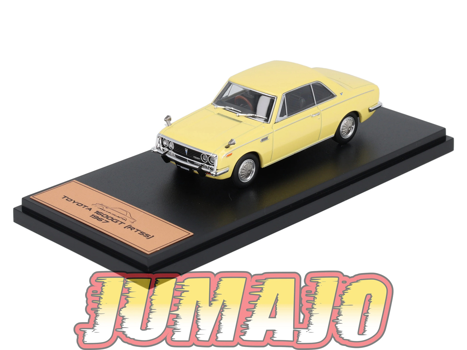 TOYOTA 1600GT RT55 1967 JPL58 Hachette Japon miniature 1/43 en métal injecté pour collectionneur