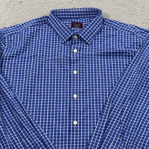 Untuckit Shirt Mens 3XL Plaid Relaxed Fit Button Down Long Sleeve Stretch Nylon - Picture 3 of 9