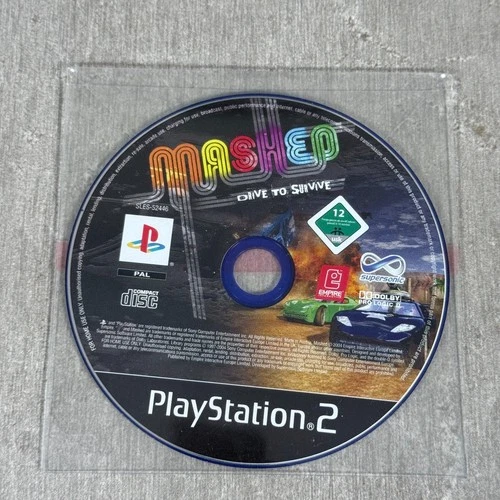 Mashed Drive to Survive PS2 PlayStation 2 Game - Disc Only Racer