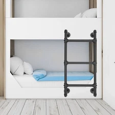 3-Step Ladder Carbon Steel Bunk Bed Ladder For Caravan Loft Dormitory Bedroom RV