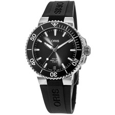 Nuovo Orologio Uomo Oris Aquis Data Automatico Grigio 01 400 7769 4154-07 4 22 74FC