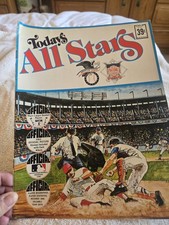 Vintage 1971 Dell Today's All Stars Team Stamps Album Featuring Mays, Aaron,Rose