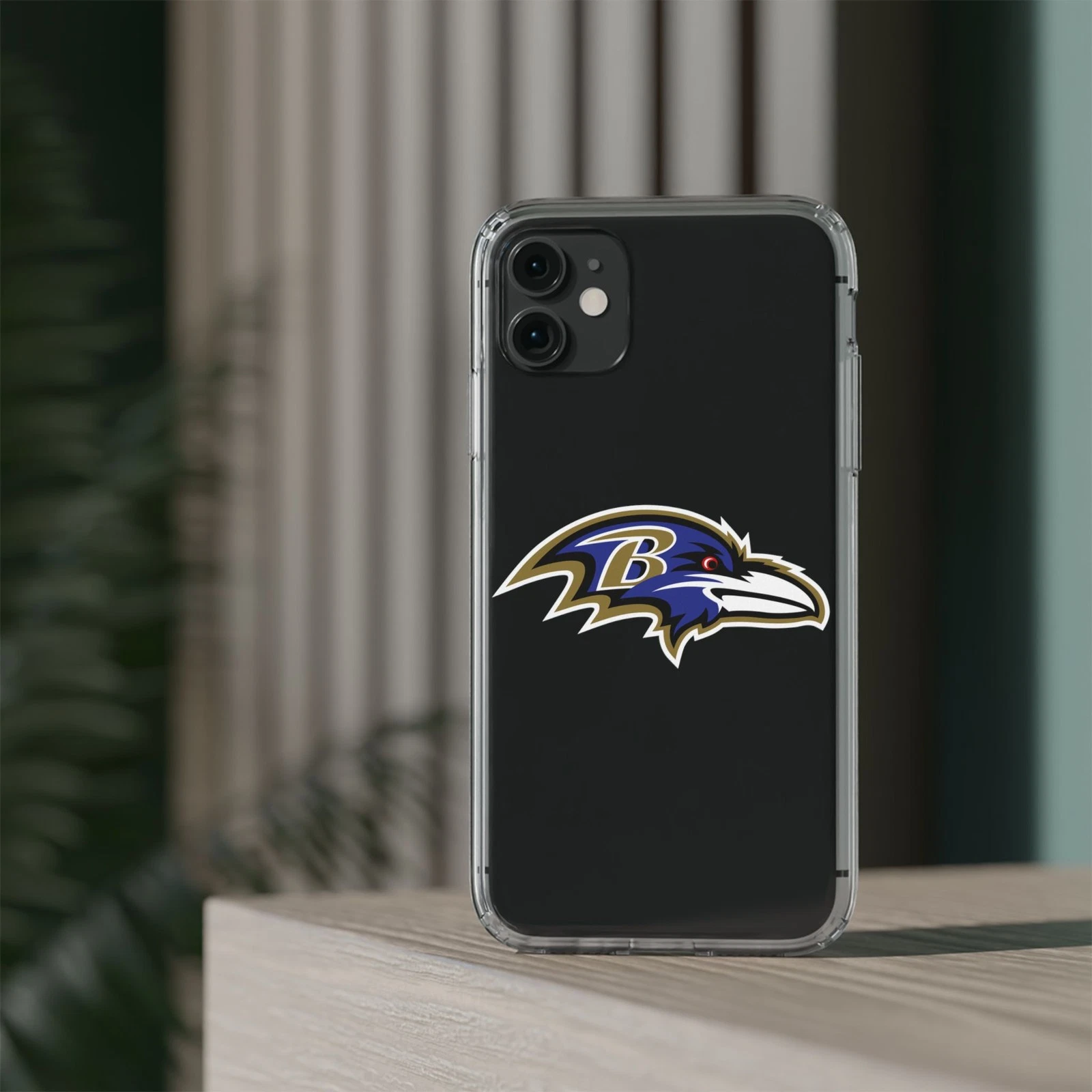 Baltimore Ravens Clear Phone Case for iPhone