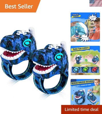 Long Range Dinosaur Walkie Talkies - Outdoor Communication Toys for Ages 3-12