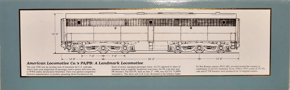 Life Like HO Proto 2000 Pennsylvania Railroad PB #5752B Unpwrd Locomotive 21686 - Image 3 of 4