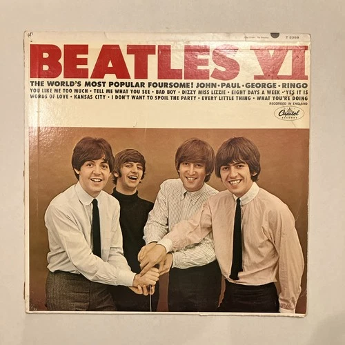 The Beatles VI 1965 Capitol Records T2358 Mono Vinyl LP