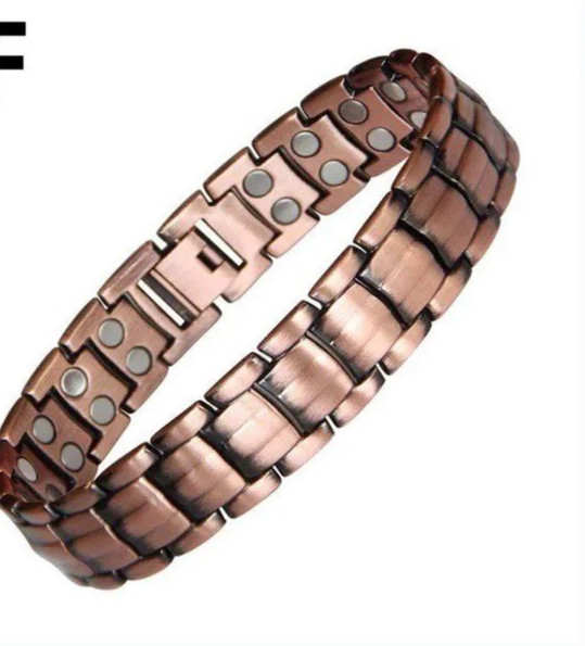 Pure Copper Neodymium Magnetic Therapy Bracelet Double Strong Men Women Healing