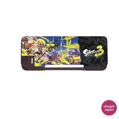 Mitsubishi Pencil Splatoon 3 Double-Sided Soft Pen Case Japan Stationery