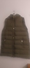 Ladies Long Length Puffer Gilet New