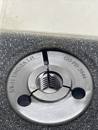 5/8-11 UNC-2A LH Thread Setting Gage Go .5644 Left Hand Ring Gage. - Picture 2 of 3