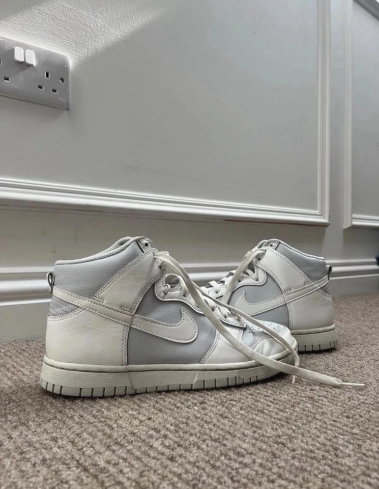 Nike Dunk High Retro White Pure Platinum - UK 7, photo 1 of 5