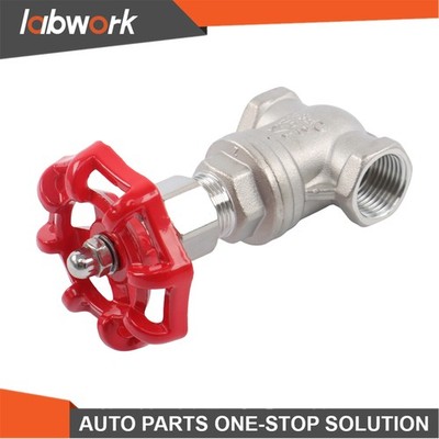 Labwork 1/2'' NPT Stainless Steel Gate Valve Female Thread Handwheel 200WOG