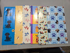 All Occasion Wrapping Paper - 6 Different designs, each 30"x20"- Animal Prints