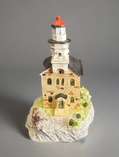 Harbour Lights Great Captain Island CT 1991 No Box Ltd Ed Lighthouse Figurine