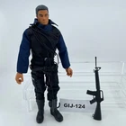 124 GI Joe 12 inch Black Blue 1:6 Action Figure with Accessories