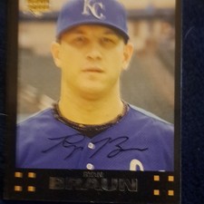 Topps 2007 Ryan Braun Rookie #262 Kansas City Royals MLB Baseball Trading Card. rookie card picture