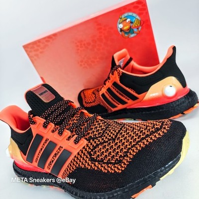 Adidas Fortnite US 10 Men's Black Orange Fishstick Retro Ultraboost   JQ0715 New