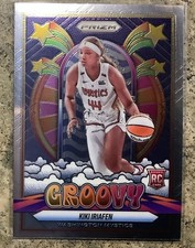 2025 Panini Prizm WNBA Kiki Iriafen #15 Groovy Rookie RC Mystics