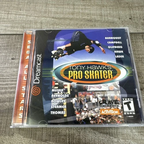 Tony Hawk's Pro Skater 1 ALL STARS (Sega Dreamcast) Complete W Reg Card
