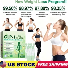 7~35PCS GLP-1 Six-in-One Health Solution Oral Liquld,One Bottle To Target It All