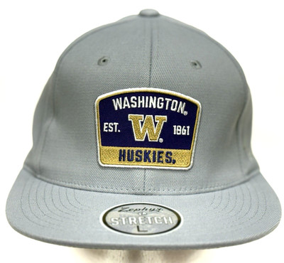 New Washington Huskies Flat Bill Ball Cap Size Large by Zephyr
