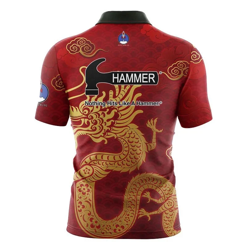 Hammer Goldie The Dragon Rocket Bowling Jersey