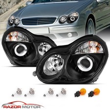 2001-2007 Black Projector Headlight For Mercedes-benz W203 C-class Sedanwagon 2001-2007 Black Projector Headlight For Mercedes-benz W203 C-class Sedanwagon