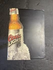 Vintage Coors Light Beer 23” Chalk Board Metal Bar Sign