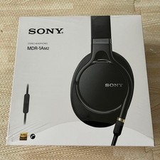 Sony MDR-1AM2 High-Resolution Headphones Black Seller Sanitized  Tested Working