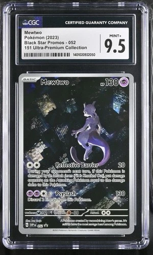 Pokemon Mewtwo Promo 052 CGC 9.5 Mint+ Pokemon Card