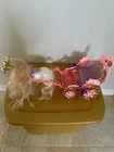 Vintage Mattel 2002 Botticelli & Carriage Barbie As Rapunzel Horse Toy