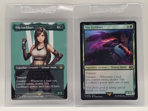 x2 Tifa Lockhart (0391 Borderless) (0206 FOIL) Final Fantasy MTG M/NM