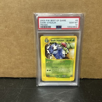 ポケモンカード 2003 POKEMON BEST OF GAME PROMO #6 DARK IVYSAUR PROMO PSA 10 | eBay