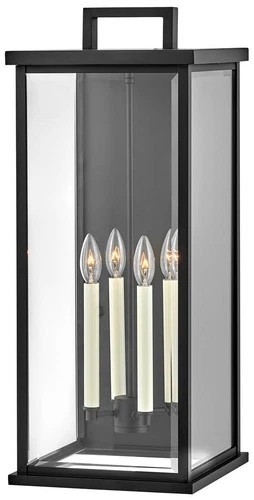 Hinkley Weymouth 27" High Black Outdoor Wall Light - Picture 1 of 2