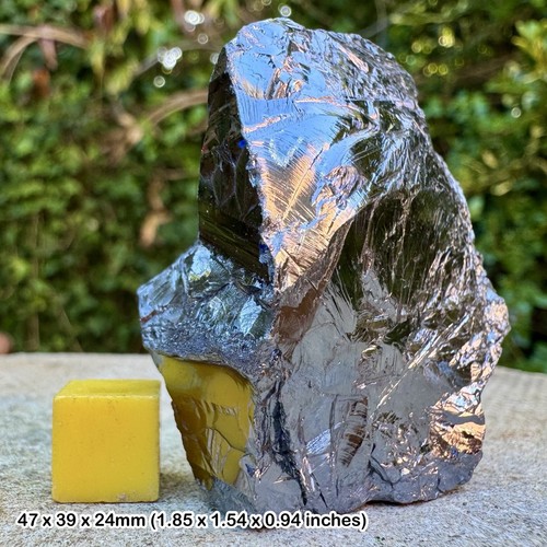 Silizium Heilkristall | Schimmernder Stein mit metallischem Element | Hochenergetisch