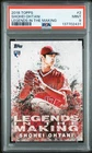 2018 Topps - Legends in the Making Series 2 Shohei Ohtani #LITM-2 (RC) PSA 9