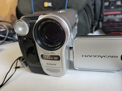 Paquete Sony HandyCam CCD-TRV138 HI-8. Probado. Manuales, cintas adicionales, lógica de estuche - Imagen 14 de 16