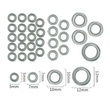 For LD-P06 RC Car Door Bridge Full Bearing RC Car Upgrade Remote Accessories