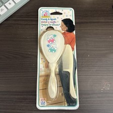 Vintage Nursery Needs Baby Comb Brush Set Bears Made USA NOS Sealed