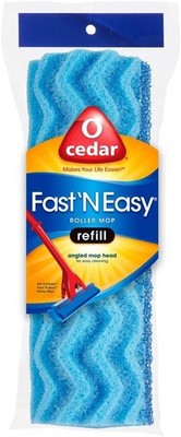 O-Cedar Fast 'n Easy Roller Sponge Mop Refill 8.5''