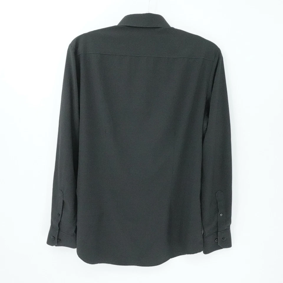 Vestido geométrico Mizzen+Main Shirt para hombre L negro con ajuste de sotavento Foto 2 de 4