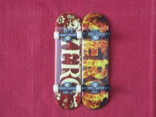 Zero Tech Deck skateboard 96mm fingerboard lot of 2 rare vintage Jamie Thomas