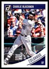 Charlie Blackmon 2018 Donruss #104 Rockies MLB READ FREE SHIPPING AutographDen
