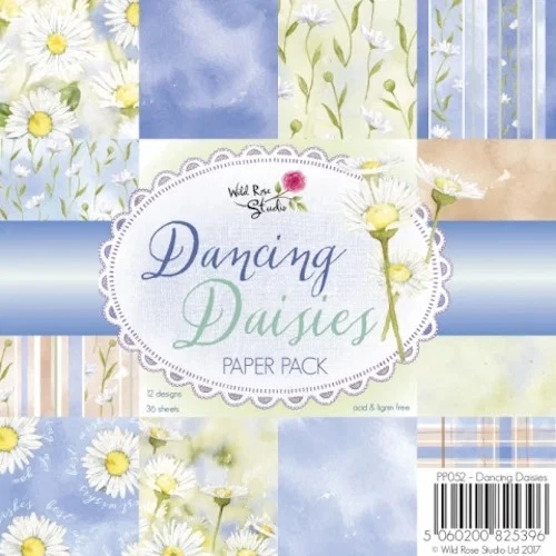 Wild Rose Studio Bloc De Papier Scrapbooking 6X6 Danse Des Marguerites - Photo 1/1