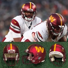 2022 WASHINGTON COMMANDERS GAME ISSUED RIDDELL SPEED ICON CLASSIC HELMET