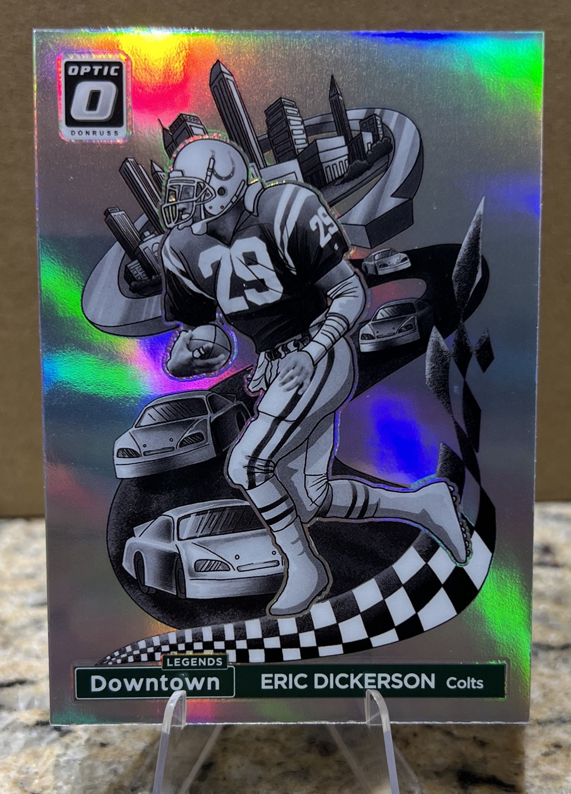 2024 Panini Donruss OPTIC Eric Dickerson DOWNTOWN LEGENDS! Indianapolis Colts #7