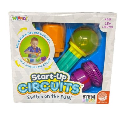 Wizmo! Start-Up Circuits STEM Ages 18+ Months Tested Works MindWare Complete