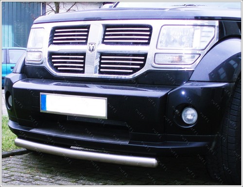 Chrome Front Grill 16 pcs STAINLESS STEEL For Dodge NITRO 2007 to 2012 - Picture 3 of 11