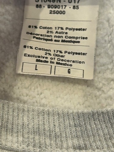 Vintage 1990's Champion Reverse Weave Penn State University Sweatshirt Men's L - Picture 7 of 7