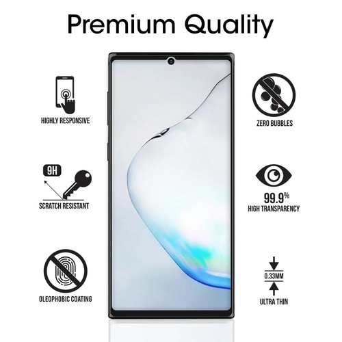 Galaxy Note 10 Plus (+) amFilm Véritable Coque Intégrale Verre Trempé Protecteur d'écran - Photo 7 sur 8